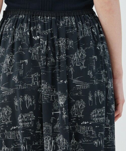 TOMORROWLAND / トゥモローランド ロング・マキシ丈スカート | LandScapeシルクストレッチ イージータックスカート | 詳細14