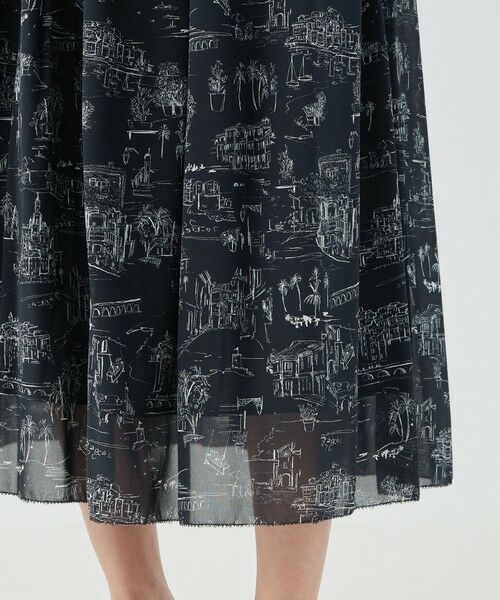 TOMORROWLAND / トゥモローランド ロング・マキシ丈スカート | LandScapeシルクストレッチ イージータックスカート | 詳細15