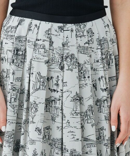 TOMORROWLAND / トゥモローランド ロング・マキシ丈スカート | LandScapeシルクストレッチ イージータックスカート | 詳細5