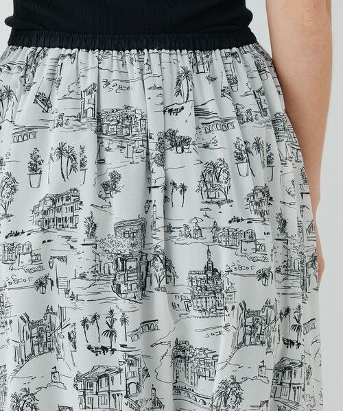 TOMORROWLAND / トゥモローランド ロング・マキシ丈スカート | LandScapeシルクストレッチ イージータックスカート | 詳細6