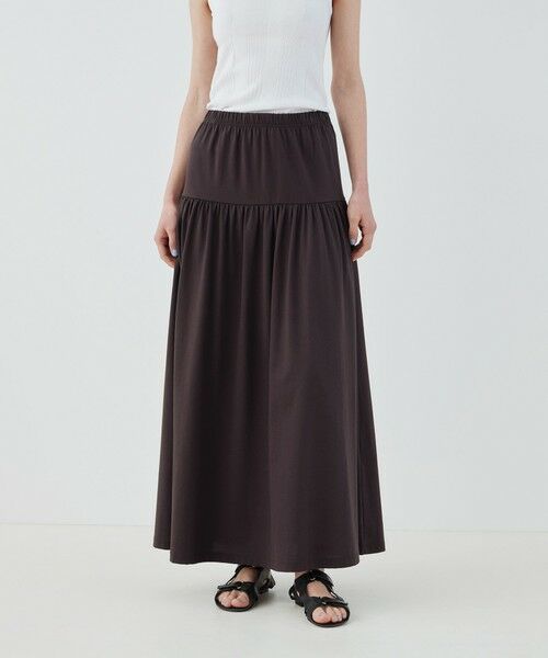 TOMORROWLAND / トゥモローランド ロング・マキシ丈スカート | ファインコットン ギャザーマキシスカート | 詳細2