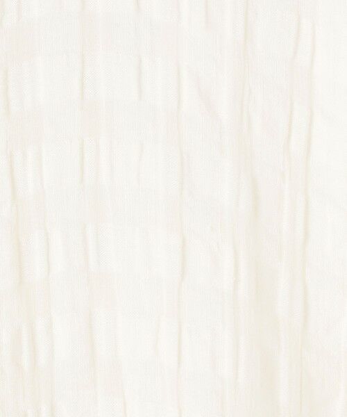 TOMORROWLAND / トゥモローランド ロング・マキシ丈ワンピース | シアーチェック ドロップショルダーシャツワンピース | 詳細7