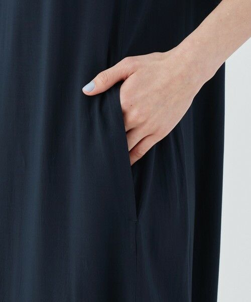 TOMORROWLAND / トゥモローランド ロング・マキシ丈ワンピース | ウォッシャブルレーヨン Aラインワンピース | 詳細6