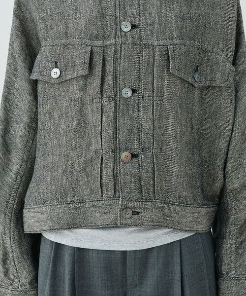 TOMORROWLAND / トゥモローランド テーラードジャケット | ヘリテージリネン ツータックジャケット | 詳細8