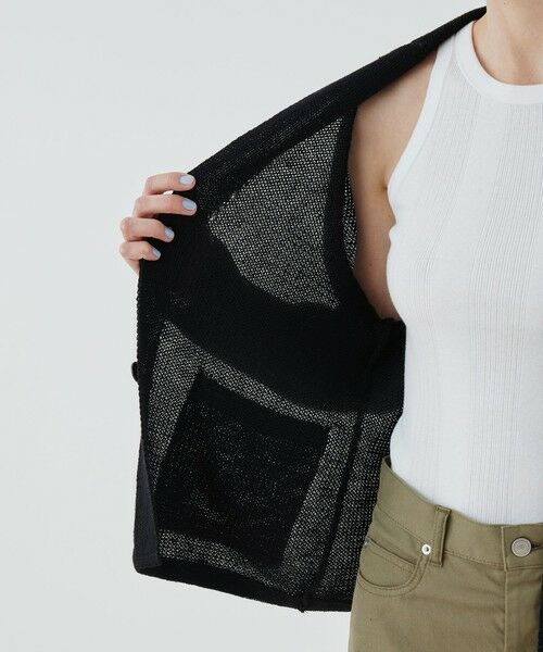 TOMORROWLAND / トゥモローランド テーラードジャケット | リネンインレー ピークドラペルジャケット | 詳細5