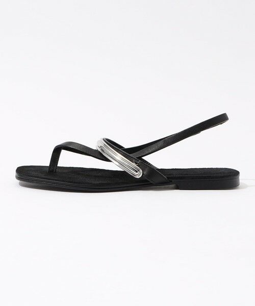 TOMORROWLAND / トゥモローランド サンダル | LAOCOONTE シルバーバックルフラットサンダル | 詳細2