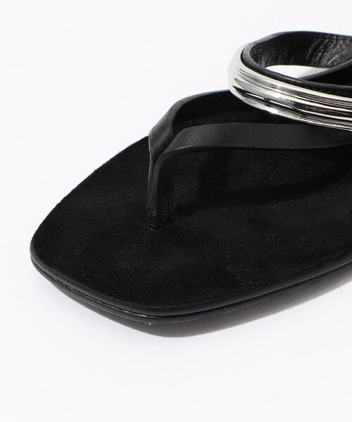 TOMORROWLAND / トゥモローランド サンダル | LAOCOONTE シルバーバックルフラットサンダル | 詳細5