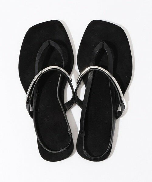 TOMORROWLAND / トゥモローランド サンダル | LAOCOONTE シルバーバックルフラットサンダル | 詳細7