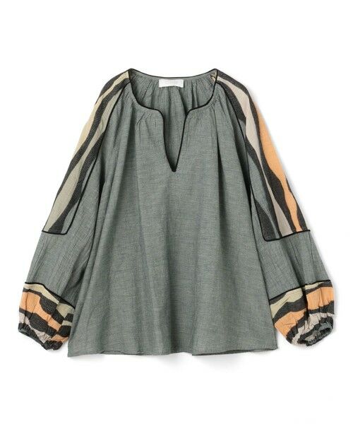 TOMORROWLAND / トゥモローランド シャツ・ブラウス（半袖以外） | Devotion TWINS  SERENE Vネックブラウス（54 グレー系）