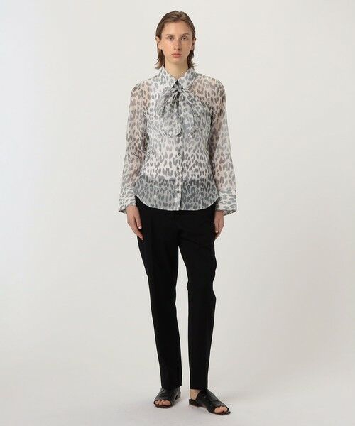 TOMORROWLAND / トゥモローランド シャツ・ブラウス（半袖以外） | BAUM UND PFERDGARTEN　MIRANDA　レオパードボウタイブラウス | 詳細1