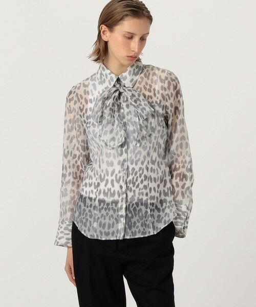 TOMORROWLAND / トゥモローランド シャツ・ブラウス（半袖以外） | BAUM UND PFERDGARTEN　MIRANDA　レオパードボウタイブラウス | 詳細2