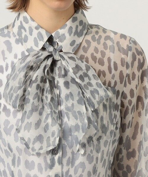 TOMORROWLAND / トゥモローランド シャツ・ブラウス（半袖以外） | BAUM UND PFERDGARTEN　MIRANDA　レオパードボウタイブラウス | 詳細6