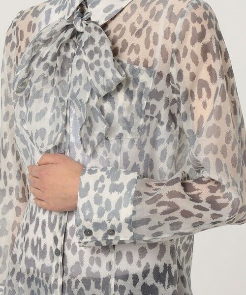 TOMORROWLAND / トゥモローランド シャツ・ブラウス（半袖以外） | BAUM UND PFERDGARTEN　MIRANDA　レオパードボウタイブラウス | 詳細7