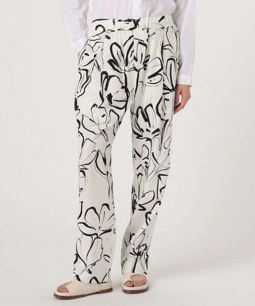 TOMORROWLAND / トゥモローランド その他パンツ | WRITEWELL フラワーパターンタックパンツ | 詳細2