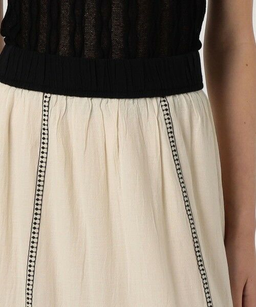 TOMORROWLAND / トゥモローランド ロング・マキシ丈スカート | Devotion TWINS ERATO バイカラースカート | 詳細5