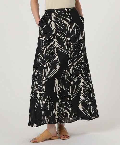 TOMORROWLAND / トゥモローランド ロング・マキシ丈スカート | WRITEWELL　リーフパターンロングスカート | 詳細2