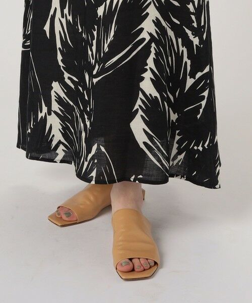 TOMORROWLAND / トゥモローランド ロング・マキシ丈スカート | WRITEWELL　リーフパターンロングスカート | 詳細8