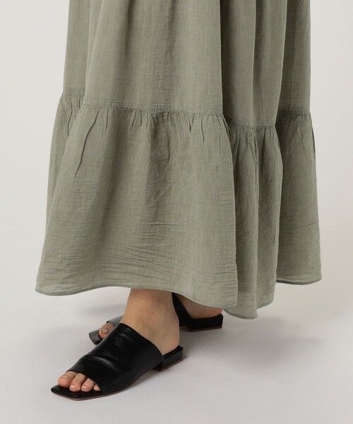 TOMORROWLAND / トゥモローランド ロング・マキシ丈ワンピース | Devotion TWINS  TERRIFIC フレンチスリーブドレス | 詳細8