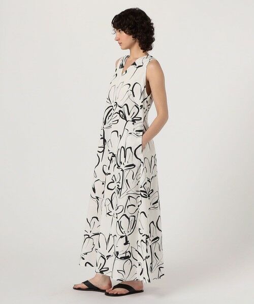 TOMORROWLAND / トゥモローランド ロング・マキシ丈ワンピース | WRITEWELL フラワーパターンノースリーブドレス | 詳細2
