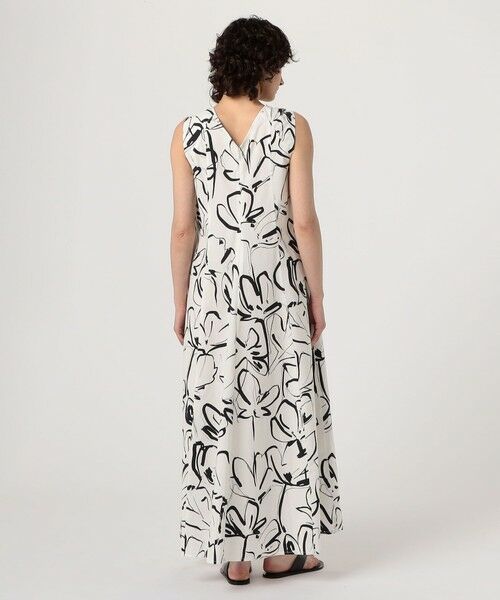 TOMORROWLAND / トゥモローランド ロング・マキシ丈ワンピース | WRITEWELL フラワーパターンノースリーブドレス | 詳細3