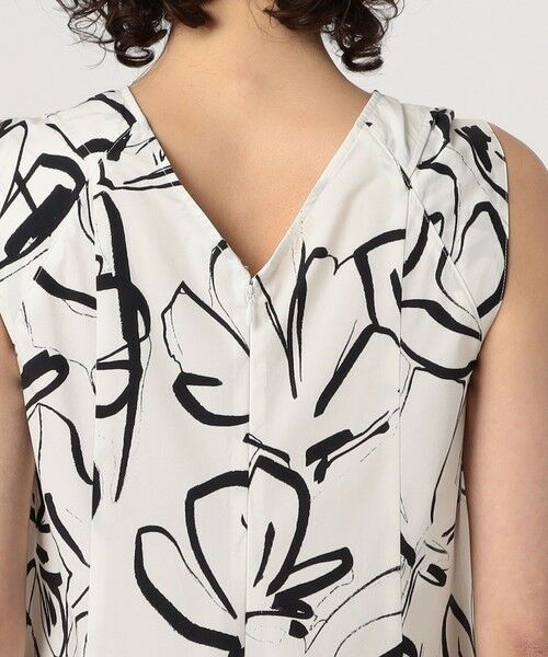 TOMORROWLAND / トゥモローランド ロング・マキシ丈ワンピース | WRITEWELL フラワーパターンノースリーブドレス | 詳細5