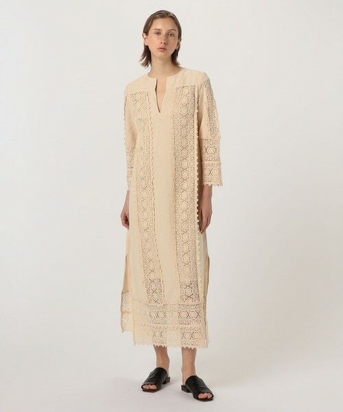 BY MALENE BIRGER DELANE レースコンビドレス (ロング・マキシ BY MALENE BIRGER DELANE レースコンビドレス (ロング・マキシ