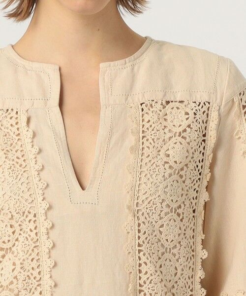 TOMORROWLAND / トゥモローランド ロング・マキシ丈ワンピース | BY MALENE BIRGER DELANE レースコンビドレス | 詳細4