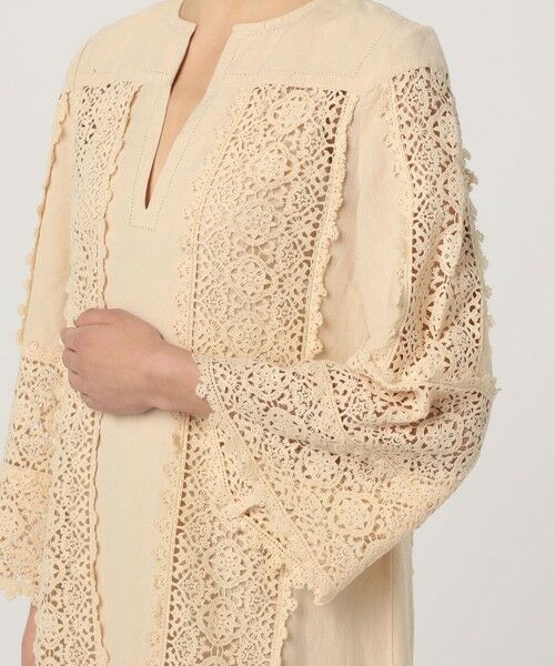 TOMORROWLAND / トゥモローランド ロング・マキシ丈ワンピース | BY MALENE BIRGER DELANE レースコンビドレス | 詳細6