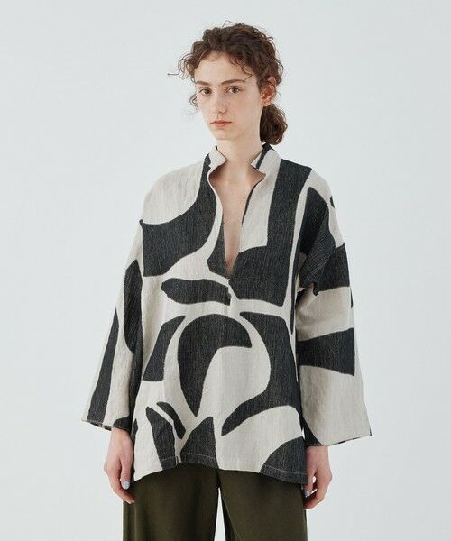 TOMORROWLAND / トゥモローランド シャツ・ブラウス | HAVERSACK リネンジャガード プルオーバー | 詳細2