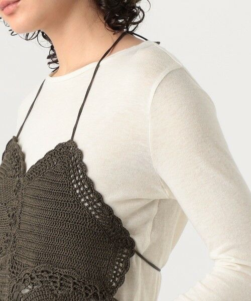 TOMORROWLAND / トゥモローランド キャミソール・チューブトップ | CORDERA HANDMADE CROCHE | 詳細7
