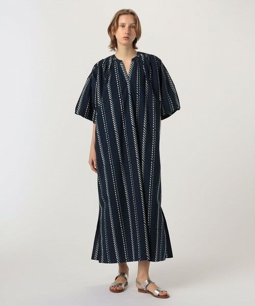 TOMORROWLAND / トゥモローランド ロング・マキシ丈ワンピース | IKORRE BLOCK PRINT DRESS | 詳細1