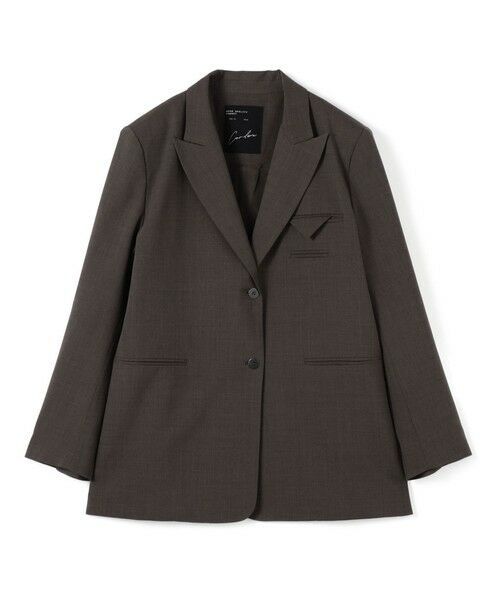 TOMORROWLAND/トゥモローランド CORDERA TAILORED BLAZER 49 ダークブラウン F TOMORROWLAND/トゥモローランド CORDERA TAILORED BLAZER 49 ダークブラウン F