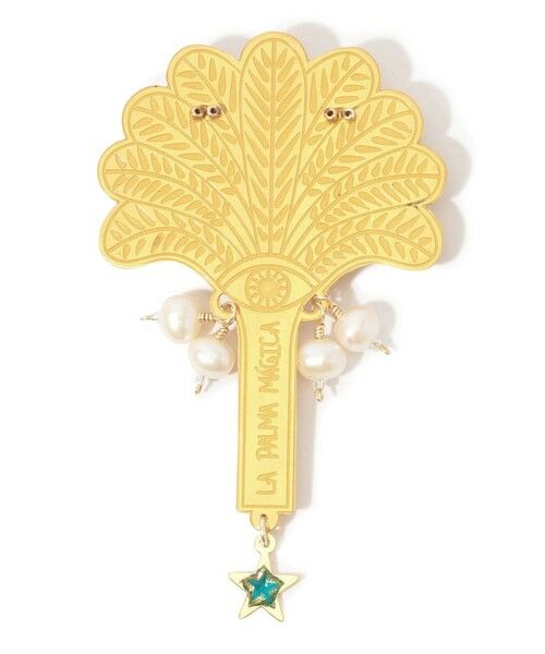 TOMORROWLAND/トゥモローランド MERCEDES SALAZAR GOLDEN PALM ブローチ 92 ゴールド系 F TOMORROWLAND/トゥモローランド MERCEDES SALAZAR GOLDEN PALM ブローチ 92 ゴールド系 F