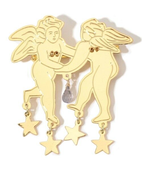 TOMORROWLAND / トゥモローランド ブローチ・コサージュ | MERCEDES SALAZAR TWO ANGELS STARS ブローチ | 詳細1