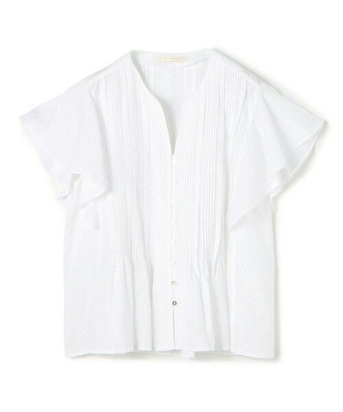ne Quittez pas COTTON JACQUARD ブラウス （シャツ・ブラウス