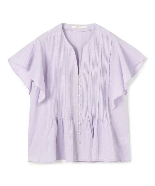 ne Quittez pas COTTON JACQUARD ブラウス （シャツ・ブラウス