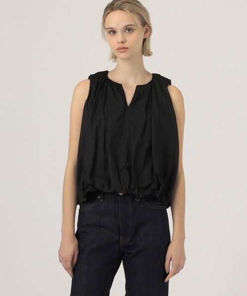 TOMORROWLAND / トゥモローランド シャツ・ブラウス | ne Quittez pas COTTON ORGANZA ノースリーブブラウス | 詳細2