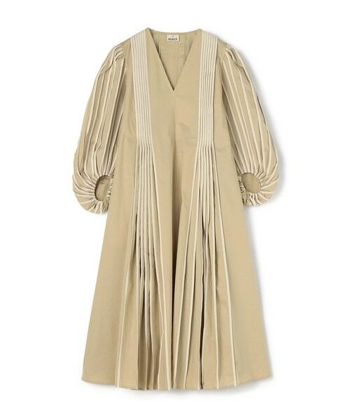 TOMORROWLAND/トゥモローランド BODICE STUDIO V neck midi Vネックドレス 42 ライトベージュ系 XS TOMORROWLAND/トゥモローランド BODICE STUDIO V neck midi Vネックドレス 42 ライトベージュ系 XS