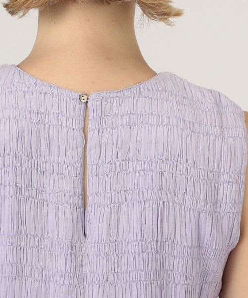 TOMORROWLAND / トゥモローランド ロング・マキシ丈ワンピース | ne Quittez pas COTTON VOILE SHIRRING ドレス | 詳細5