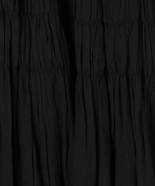 TOMORROWLAND / トゥモローランド ロング・マキシ丈ワンピース | ne Quittez pas COTTON VOILE SHIRRING ドレス | 詳細9