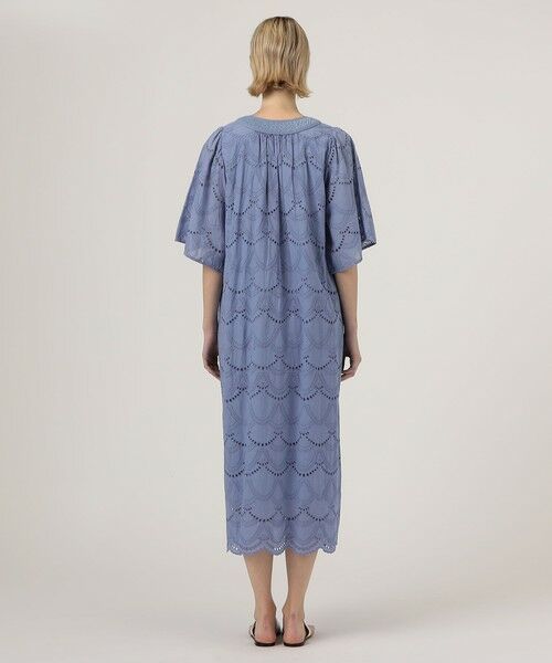 TOMORROWLAND / トゥモローランド ロング・マキシ丈ワンピース | ne Quittez pas COTTON VOILE DOT ドレス | 詳細3