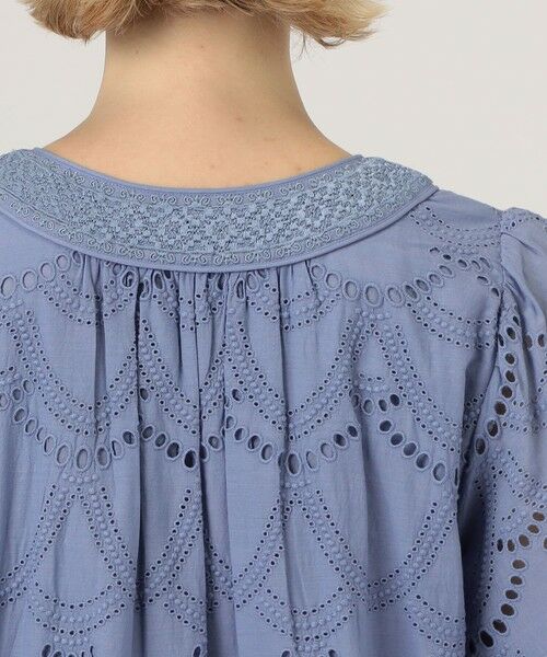 TOMORROWLAND / トゥモローランド ロング・マキシ丈ワンピース | ne Quittez pas COTTON VOILE DOT ドレス | 詳細5