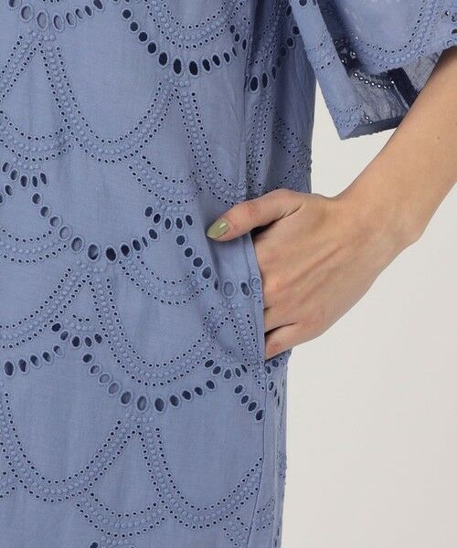 TOMORROWLAND / トゥモローランド ロング・マキシ丈ワンピース | ne Quittez pas COTTON VOILE DOT ドレス | 詳細7