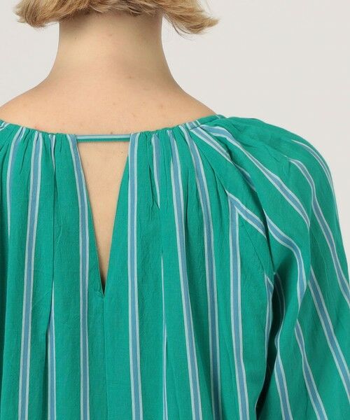 TOMORROWLAND / トゥモローランド ロング・マキシ丈ワンピース | ne Quittez pas STRIPE GATHER ドレス | 詳細5