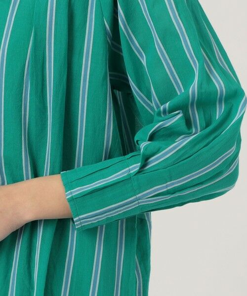 TOMORROWLAND / トゥモローランド ロング・マキシ丈ワンピース | ne Quittez pas STRIPE GATHER ドレス | 詳細6