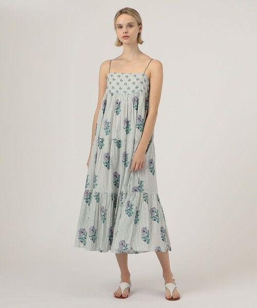 TOMORROWLAND / トゥモローランド ロング・マキシ丈ワンピース | ne Quittez pas PRINT CAMI ドレス | 詳細1