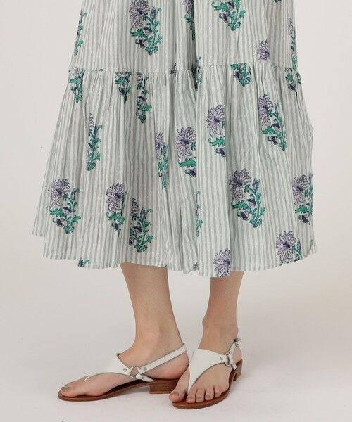 TOMORROWLAND / トゥモローランド ロング・マキシ丈ワンピース | ne Quittez pas PRINT CAMI ドレス | 詳細8