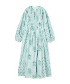 TOMORROWLAND / トゥモローランド ロング・マキシ丈ワンピース | ne Quittez pas PRINT SHIRRING ドレス