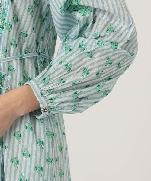 TOMORROWLAND / トゥモローランド ロング・マキシ丈ワンピース | ne Quittez pas PRINT SHIRRING ドレス | 詳細6