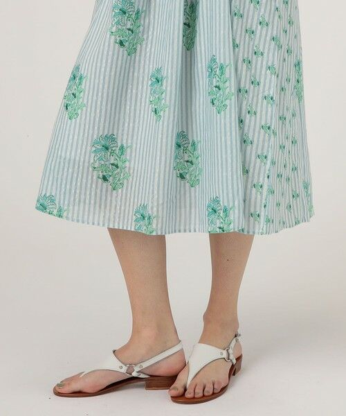 TOMORROWLAND / トゥモローランド ロング・マキシ丈ワンピース | ne Quittez pas PRINT SHIRRING ドレス | 詳細8